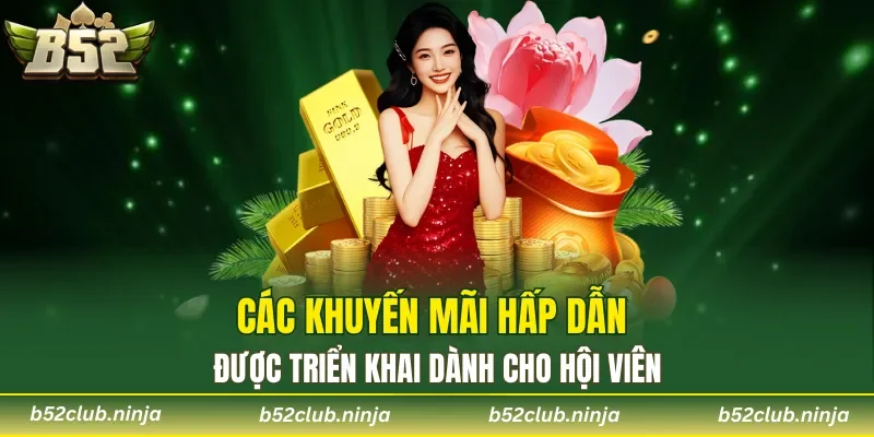 Các khuyến mãi hấp dẫn được triển khai dành cho hội viên