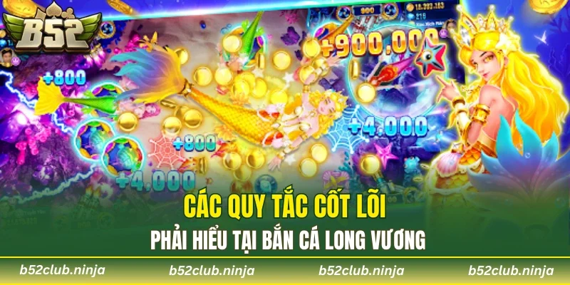 Các quy tắc cốt lõi phải hiểu tại Bắn cá Long Vương