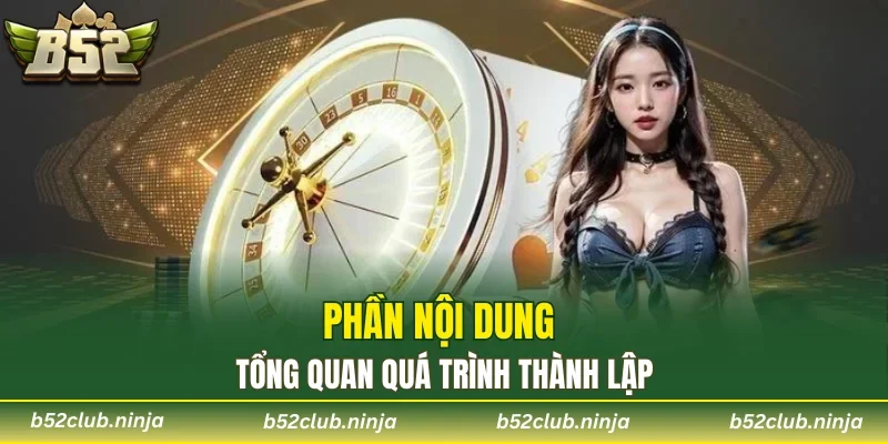 Phần nội dung tổng quan quá trình thành lập